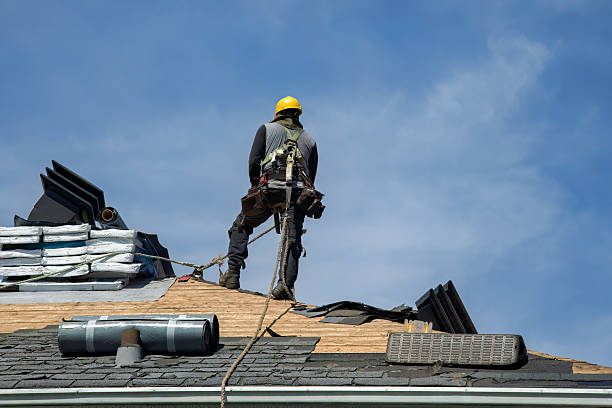 Professional Roofing technician working in Clinton, MT